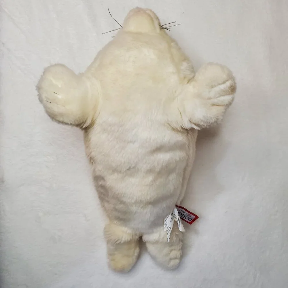 White Plush Seal Stuffed Animal By Douglas